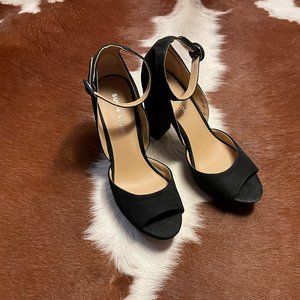 Sun + Stone Reeta Block-Heel Platform Sandals